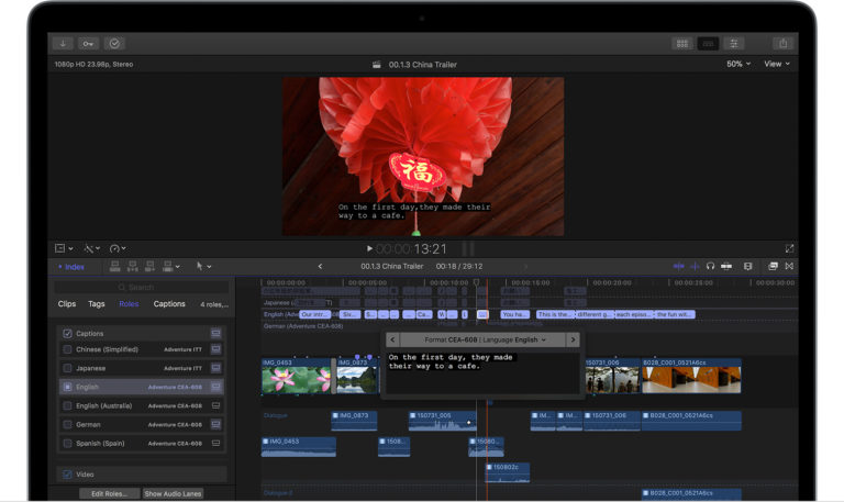 Open Caption Subtitling Service